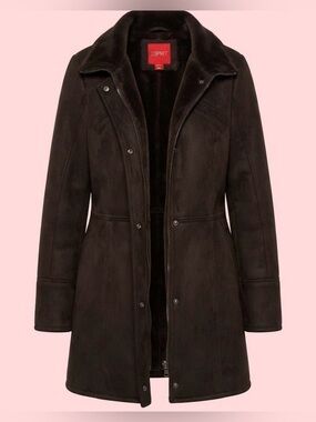 Esprit Y2K Brown Faux Shearling Coat 🤎🧥 Size M | Winter | Boho